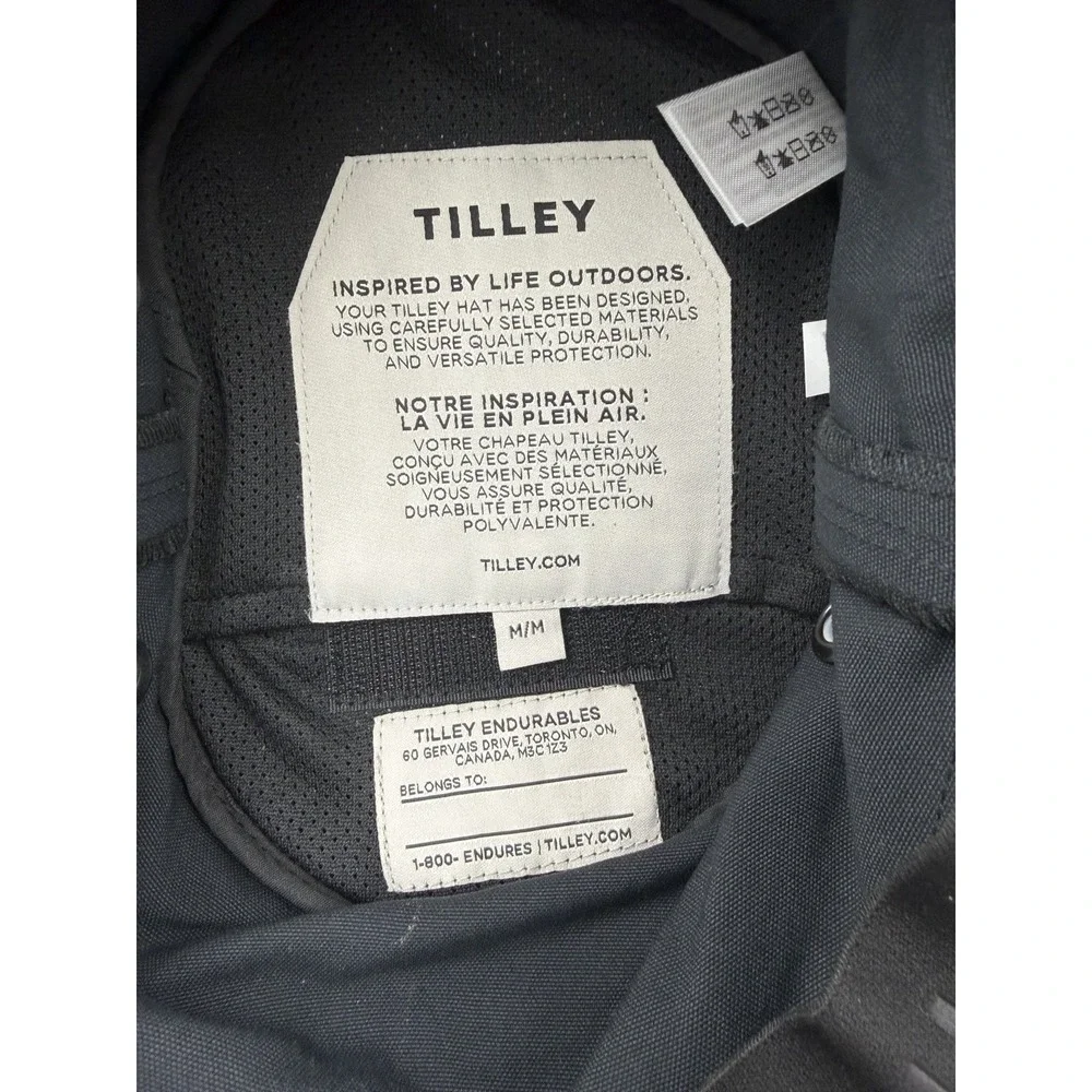 TILLEY CANYON BUCKET HAT Med Black HT7085 Sustainable UPF 50+